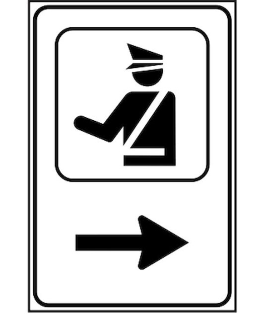 Cartello Stradale Polizia Cartello Stradale Polizia