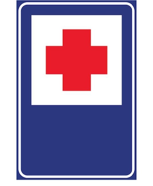 Cartello stradale pronto soccorso Cartello stradale pronto soccorso