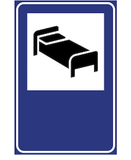 Cartello indicazione motel/albergo Cartello indicazione motel/albergo
