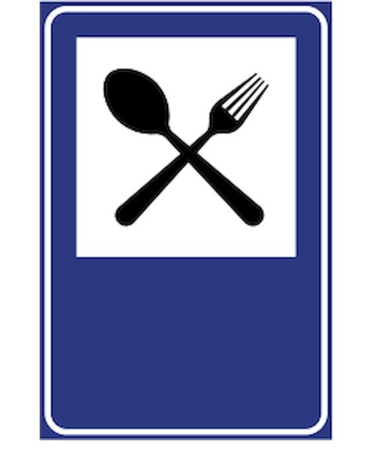 Cartello stradale ristorante Cartello stradale ristorante