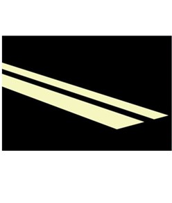 Striscia fotoluminescente in pellicola autoadesiva Striscia fotoluminescente in pellicola autoadesiva