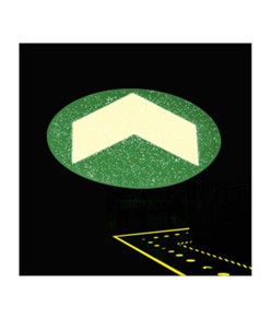 dischi antiscivolo fotoluminescenti