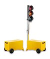 Impianto semaforico mobile a led