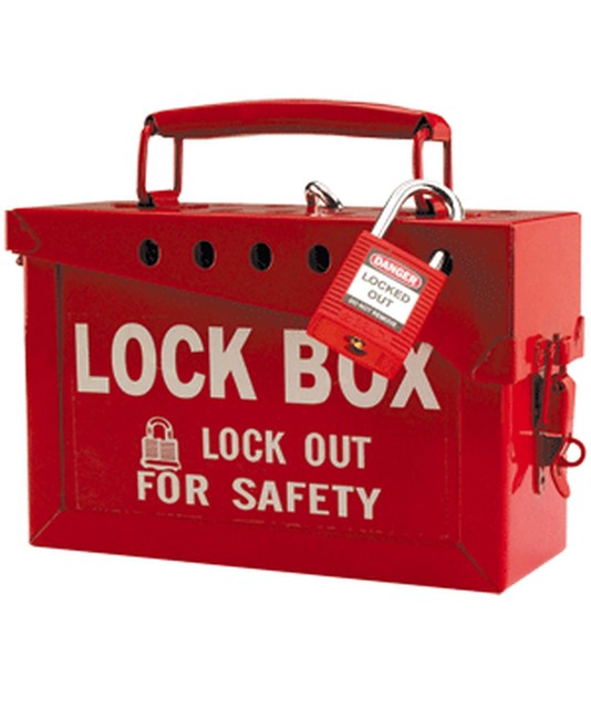 Lock box per bloccaggio/sbloccaggio macchinari