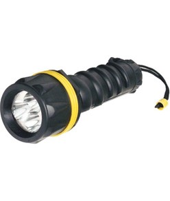 Torcia a led interamente in gomma con cinturino da 12 lumen