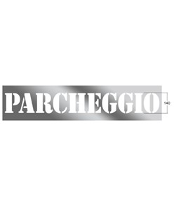 Dima in alluminio 'parcheggio'