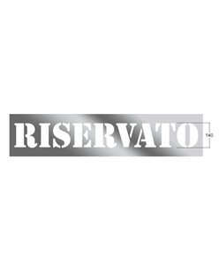 Dima in alluminio 'riservato'