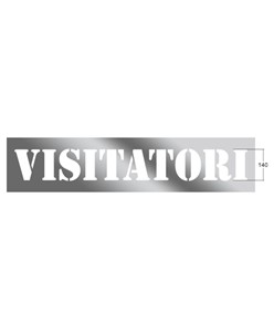 Dima in alluminio 'visitatori'