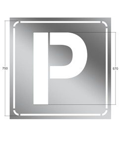 Dima in alluminio 'parcheggio'