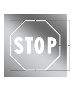 Dima in alluminio 'stop'