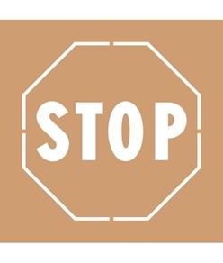 Dima in cartone  simbolo Stop