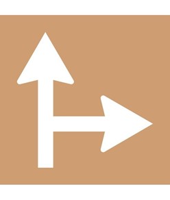 Dima in cartone rinforzato simbolo freccia bidirezionale