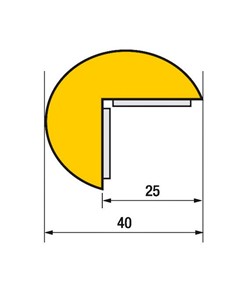 Profilo paracolpi angolare tipo A