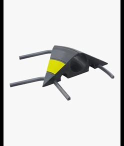 Guaina passacavo flessibile pesante con canale da 6 cm.