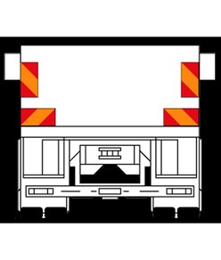 pannelli retroriflettenti classe 3  per veicoli pesanti