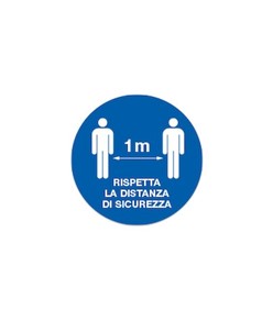 adesivi calpestabili per pavimenti distanza di sicurezza