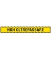 Striscia adesiva  'Non oltrepassare'