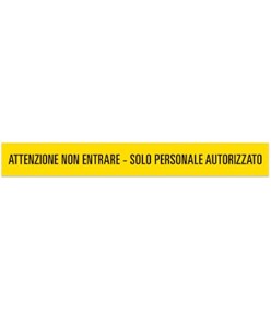 Scritta adesiva personale autorizzato
