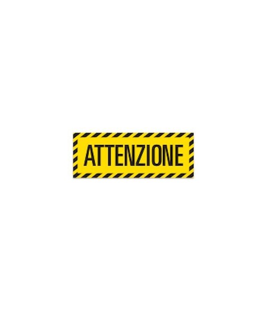 Striscia adesiva 'Attenzione' Striscia adesiva 'Attenzione'