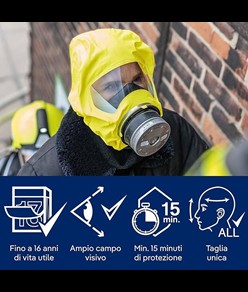 Cappuccio di fuga Drager Parat 5510