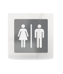 Cartello 'toilette uomo/donna'