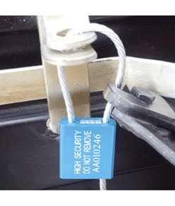 sigilli di sicurezza con cavo in acciaio Cable lock seal