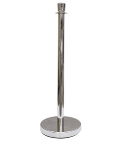 Colonnina elegante in acciaio per cordone