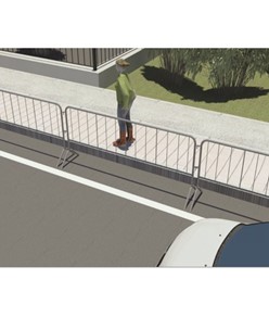 Transenna in ferro zincato Transenna in ferro zincato