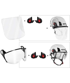 Adattatore per attacco visiera protettiva Adattatore per attacco visiera protettiva