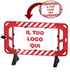 Transenna stradale pubblicitaria, in policarbonato robusto alleggerito  ZT80150 Transenna stradale pubblicitaria, in policarbonato robusto alleggerito  ZT80150