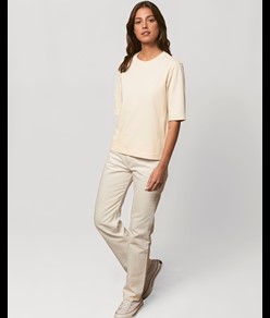 La t-shirt spessa boxy da donna Stanley Stella Stella Fringer