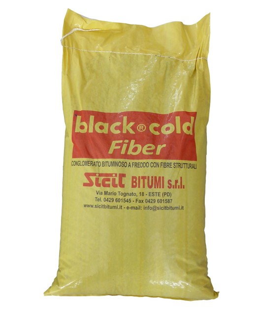 Asfalto a freddo fibrorinforzato Black Cold Fiber Asfalto a freddo fibrorinforzato Black Cold Fiber