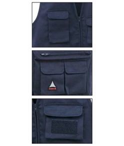 Gilet da lavoro Siggi Chrome