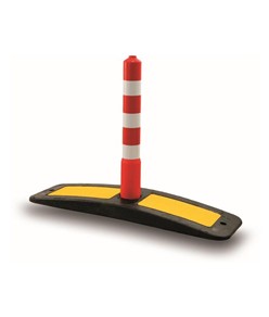 Delineatore di corsia con base in gomma  Curbifix