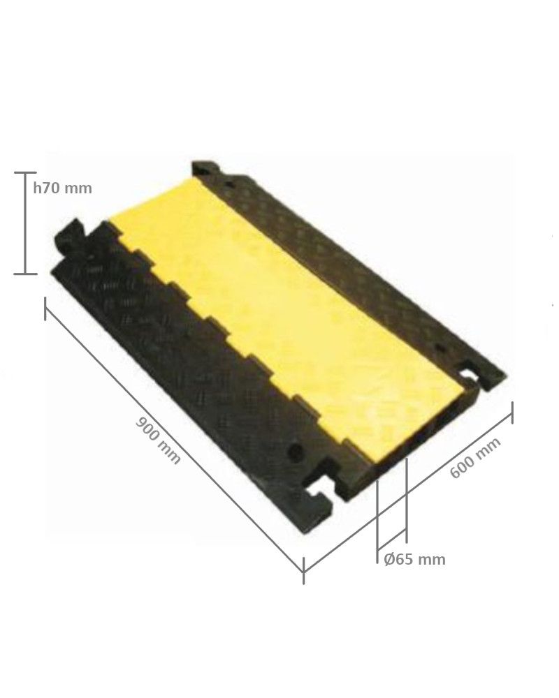 Passacavo in gomma  con coperchio