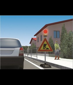 Segnalatore EuroFlash a luce rossa fissa