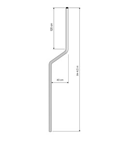 Palo per segnaletica stradale