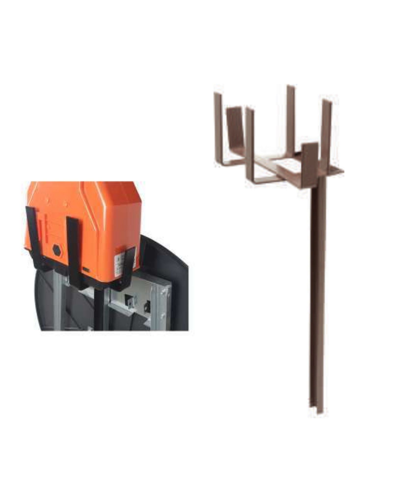 Supporto per lampeggiatore  a baionetta