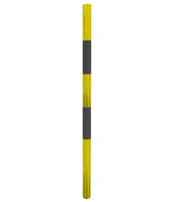 Paletto dissuasore altezza 120 cm colore giallo nero