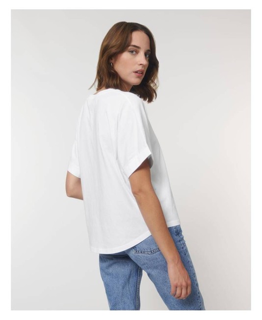 T-shirt da donna con manica arrotolata Stanley Stella Stella Collider in offerta T-shirt da donna con manica arrotolata Stanley Stella Stella Collider in offerta