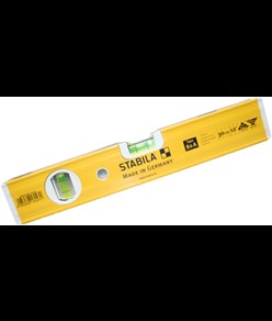 Livella in alluminio con nervature con fiala orizzontale e verticale STABILA 80 A