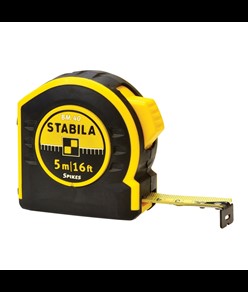 Flessometro giallo in abs con clip metallica STABILA BM 40