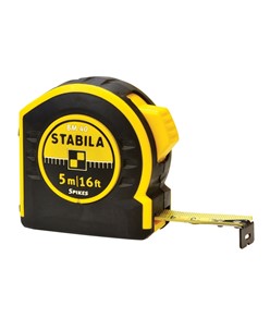 Flessometro giallo in abs con clip metallica STABILA BM 40