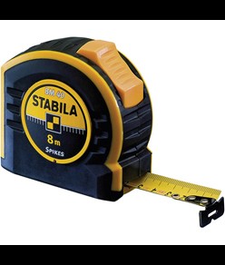 Flessometro giallo in abs con clip metallica Stabila BM 40