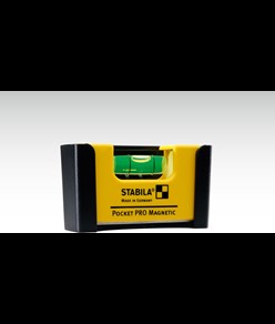 Livella 2 magneti tascabile da 7 cm con fiala orizzontale STABILA POCKET PRO MAGNETIC