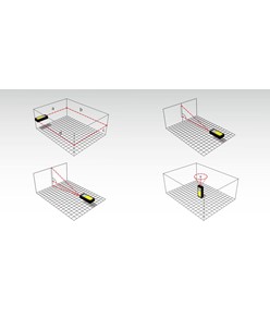 Misuratore di distanza laser con 12 funzioni di misurazione e display retro-illuminato Stabila LD420 Misuratore di distanza laser con 12 funzioni di misurazione e display retro-illuminato Stabila LD420