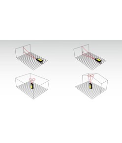 Misuratore di distanza laser con 8 funzioni di misurazione e display retro-illuminato Stabila LD320 Misuratore di distanza laser con 8 funzioni di misurazione e display retro-illuminato Stabila LD320