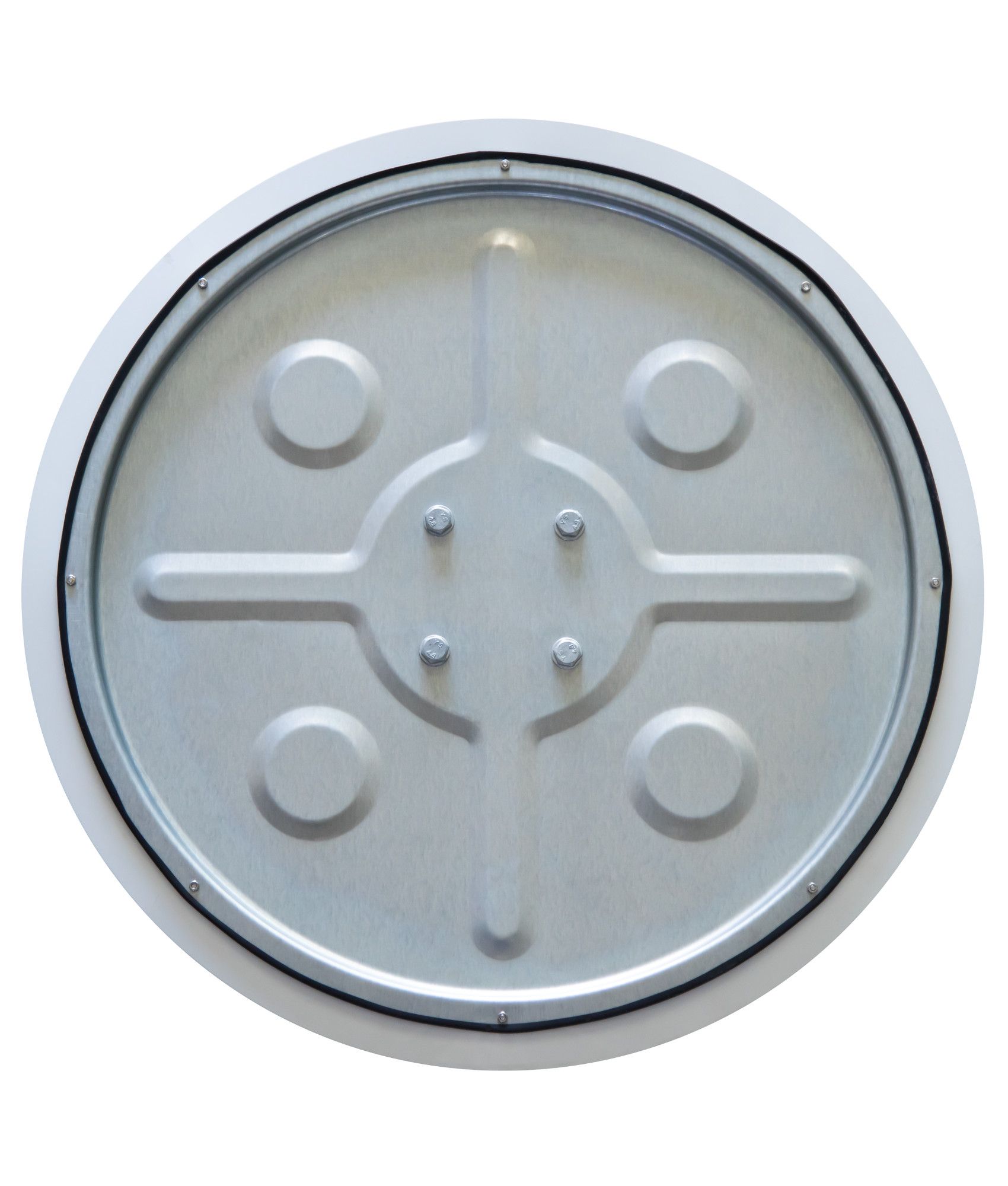 Specchio stradale antigelo in acciaio INOX  circolare