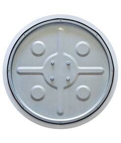 Specchio stradale antigelo in acciaio INOX  circolare Specchio stradale antigelo in acciaio INOX  circolare