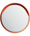 Specchio stradale in acciaio INOX circolare  per pali  Ø48 mm.